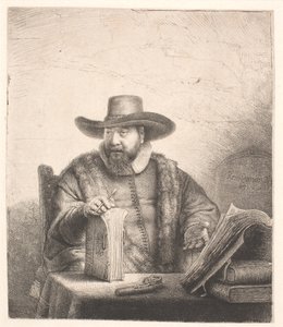 Cornelis Claesz Anslo, Mennonitenprediger von Rembrandt van Rijn