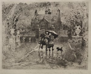 Ländliche Nachbarn von Rembrandt van Rijn