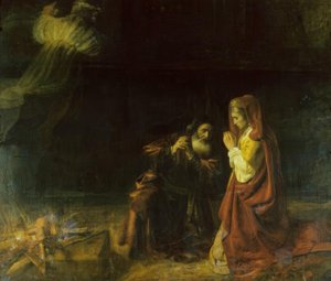 Das Opfer Manoahs von Rembrandt van Rijn