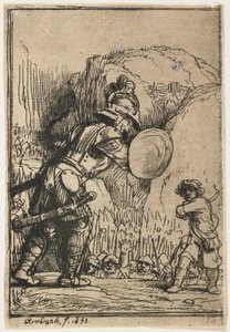 David und Goliath, 1655
