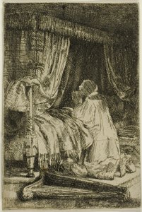 David im Gebet von Rembrandt van Rijn