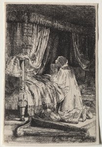 David im Gebet von Rembrandt van Rijn