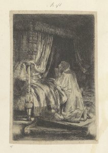 David im Gebet von Rembrandt van Rijn