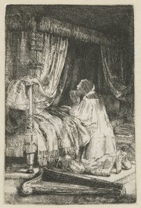 David im Gebet von Rembrandt van Rijn