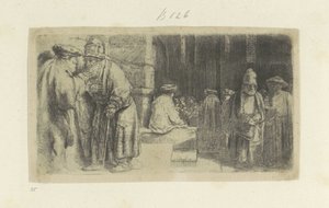 Die Pharisäer im Tempel von Rembrandt van Rijn