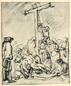 Kreuzabnahme, um 1650, 1943 von Rembrandt van Rijn