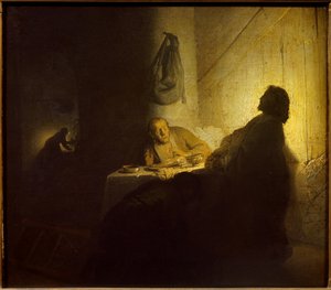 Emmaus-Pilger von Rembrandt van Rijn