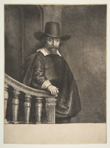 Ephraim Bueno, jüdischer Arzt, 1647 von Rembrandt van Rijn