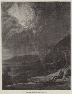 Jakobs Traum von Rembrandt van Rijn