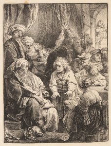 Joseph erzählt seine Träume von Rembrandt van Rijn