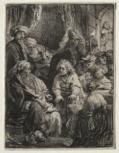 Joseph erzählt seine Träume von Rembrandt van Rijn