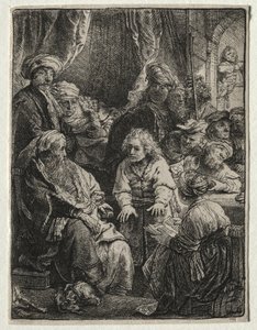 Joseph erzählt seine Träume, 1638 von Rembrandt van Rijn