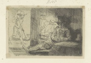 Kolfspiel (Recueil de quatre-vingt-cinq estampes originales) von Rembrandt van Rijn