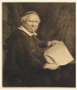 Lieven Willemsz van Coppenol, Schreibmeister (Der "Große Coppenol") von Rembrandt van Rijn