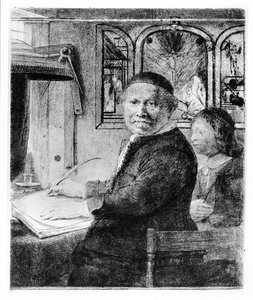 Lieven Willemsz van Coppenol, ca. 1658 von Rembrandt van Rijn