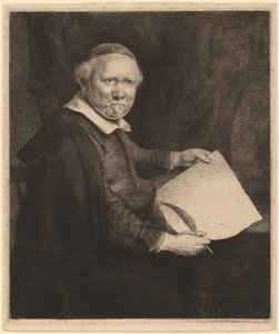 Lieven Willemsz van Coppenol: die größere Platte von Rembrandt van Rijn
