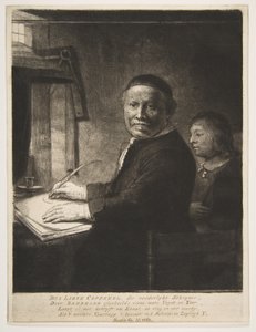 Lieven Willemsz van Coppenol mit seinem Enkel, ca. 1658 von Rembrandt van Rijn