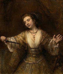 Lukretia. 1664 von Rembrandt van Rijn