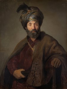 Mann in orientalischem Kostüm von Rembrandt van Rijn