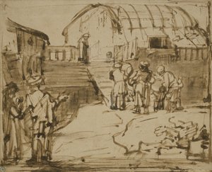 Noahs Arche, 1660 von Rembrandt van Rijn