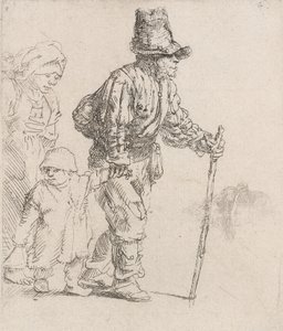 Bauernfamilie auf der Wanderung von Rembrandt van Rijn
