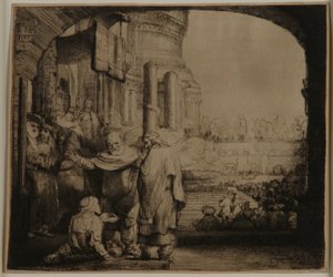 Petrus und Johannes am Tempeltor von Rembrandt van Rijn