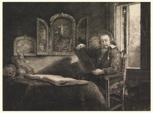 Porträt von Abraham Francen von Rembrandt van Rijn