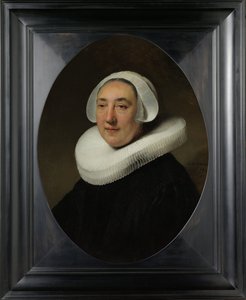 Porträt von Haesje Jacobsdr van Cleyburg, 1634