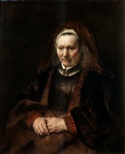 Porträt einer älteren Frau, 1650-1652 von Rembrandt van Rijn