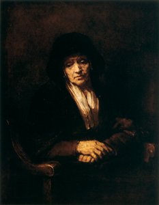 Porträt einer alten Frau, 1654 von Rembrandt van Rijn