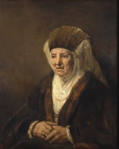 Porträt einer alten Frau, 1655 von Rembrandt van Rijn