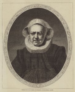 Porträt einer alten Frau, in der National Gallery