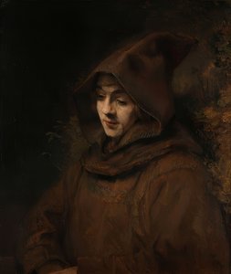 Rembrandts Sohn Titus im Franziskanerhabit. 1660 von Rembrandt van Rijn
