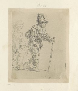 Wandernde Bauernfamilie von Rembrandt van Rijn