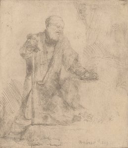 Der heilige Petrus in Reue von Rembrandt van Rijn