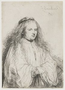 Saskia als St. Katharina von Alexandria von Rembrandt van Rijn