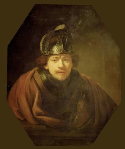 Selbstbildnis als Krieger von Rembrandt van Rijn