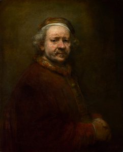 Selbstporträt im Alter von 63 Jahren, 1669 von Rembrandt van Rijn