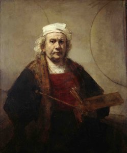 Selbstporträt mit zwei Kreisen, ca. 1665-1669