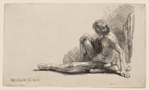 Studie vom Akt von Rembrandt van Rijn
