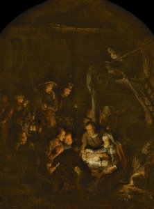 Die Anbetung der Hirten, 1646 von Rembrandt van Rijn