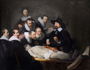 Die Anatomie des Dr. Nicolaes Tulp, 1632 von Rembrandt van Rijn