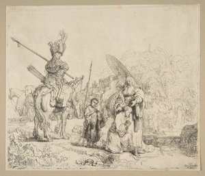 Die Taufe des Eunuchen, 1641 von Rembrandt van Rijn