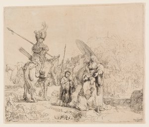Die Taufe des Eunuchen von Rembrandt van Rijn