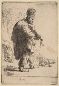 Der blinde Geiger von Rembrandt van Rijn