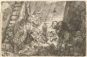 Die Beschneidung im Stall von Rembrandt van Rijn