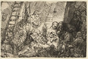 Die Beschneidung im Stall von Rembrandt van Rijn