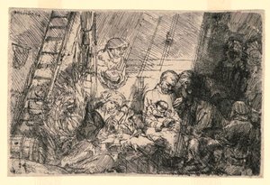 Die Beschneidung im Stall von Rembrandt van Rijn