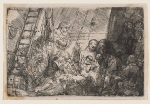 Die Beschneidung im Stall von Rembrandt van Rijn