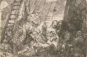Die Beschneidung im Stall, 1654 von Rembrandt van Rijn